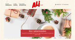 Desktop Screenshot of alikaffe.no